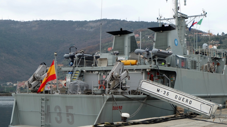 Hiszpański niszczyciel min ESPS „Duero” dołączył do SNMCMG2 (foto) - GospodarkaMorska.pl