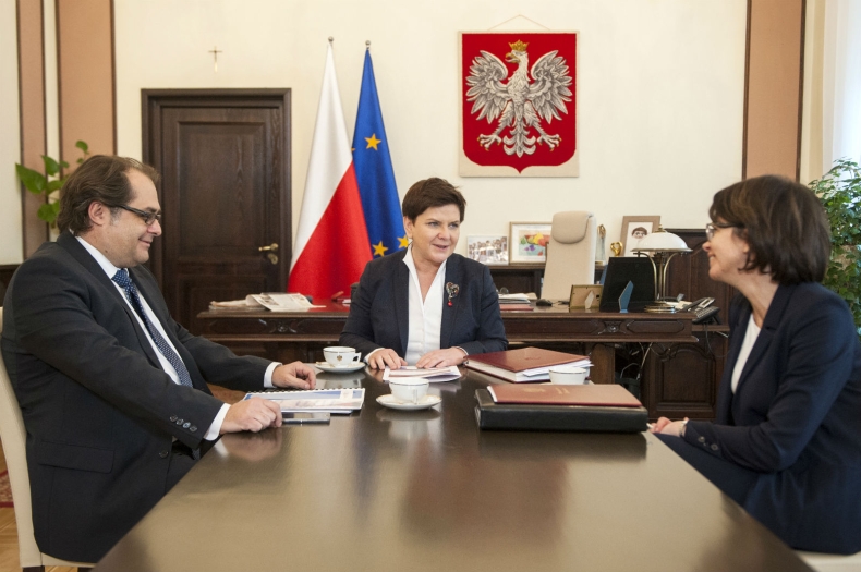 Szef resortu gospodarki morskiej z wizytą u premier Beaty Szydło - GospodarkaMorska.pl