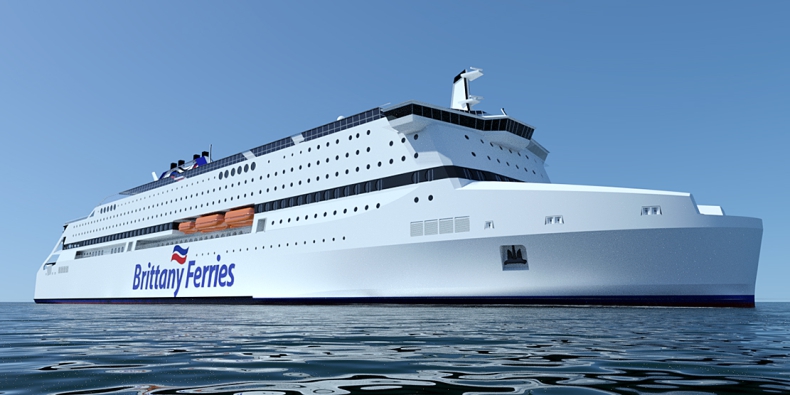 Brittany Ferries zagwarantowało sobie dostawy paliwa LNG dla nowo budowanego promu - GospodarkaMorska.pl
