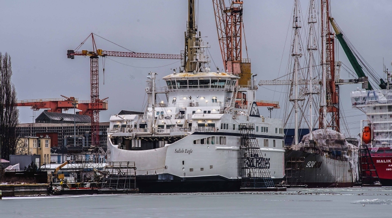 Kolejny prom dla BC Ferries wypłynął z Gdańska do Kanady - GospodarkaMorska.pl