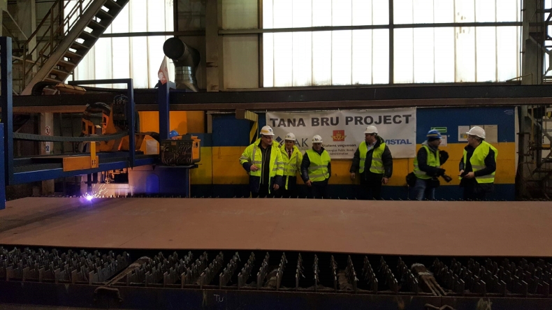 Inauguracja projektu 260-metrowego mostu w Norwegii realizowanego przez Vistal Gdynia - GospodarkaMorska.pl