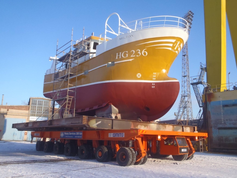 Kadłub z Polski trafił do Danii. Trwa jego doposażanie - GospodarkaMorska.pl