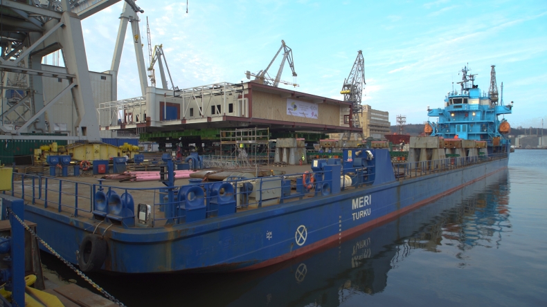 Kolejny moduł jednej z największych na Morzu Północnym platform powstał w Gdyni (foto, wideo) - GospodarkaMorska.pl