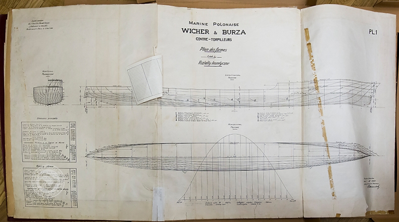 Na ratunek dokumentacji technicznej ORP „Wicher” i ORP „Burza” - GospodarkaMorska.pl