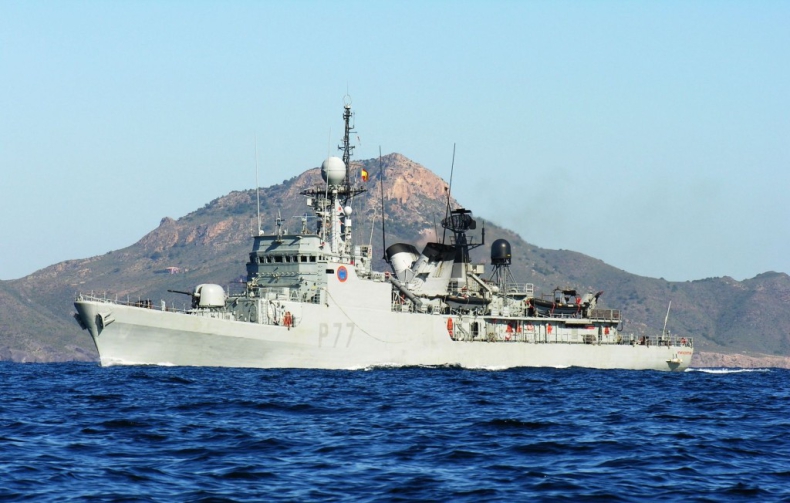Hiszpański okręt naruszył wody terytorialne Gibraltaru - GospodarkaMorska.pl