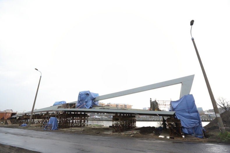 W połowie czerwca otwarcie kładki na Ołowiankę - GospodarkaMorska.pl