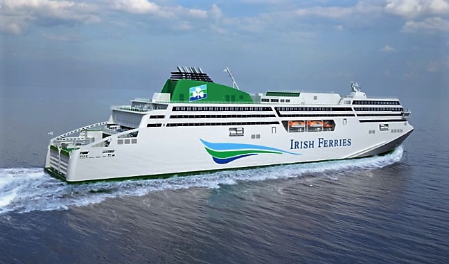 Uroczyste cięcie blach pod nowy prom dla Irish Ferries - GospodarkaMorska.pl
