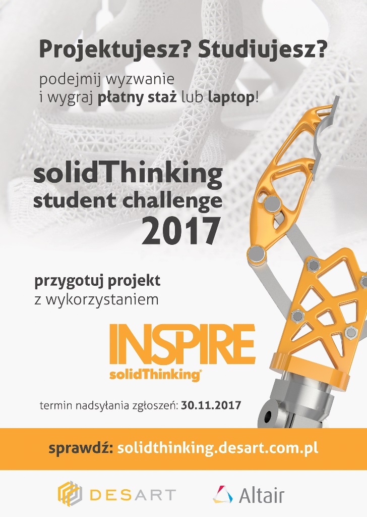 Studiujesz? Projektujesz? Podejmij wyzwanie i weź udział w konkursie solidThinking Student Challenge 2017 - GospodarkaMorska.pl
