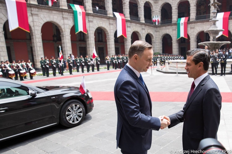 Prezydent Duda zapowiada pogłębianie współpracy gospodarczej z Meksykiem - GospodarkaMorska.pl