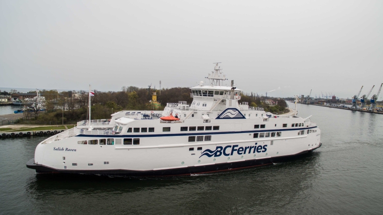 Ekologiczny prom zbudowany w Remontowa Shipbuilding wypłynął z Gdańska do Kanady (foto, wideo) - GospodarkaMorska.pl