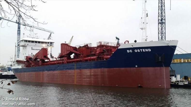 Do Gdańska przyholowano pogłębiarkę DC Ostend - GospodarkaMorska.pl