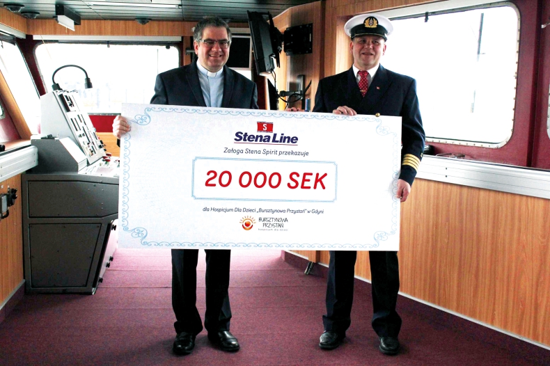 Wyjątkowe wyróżnienie dla załogi Stena Spirit - GospodarkaMorska.pl