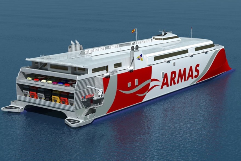 Naviera Armas zamawia nowoczesny i szybki prom - GospodarkaMorska.pl