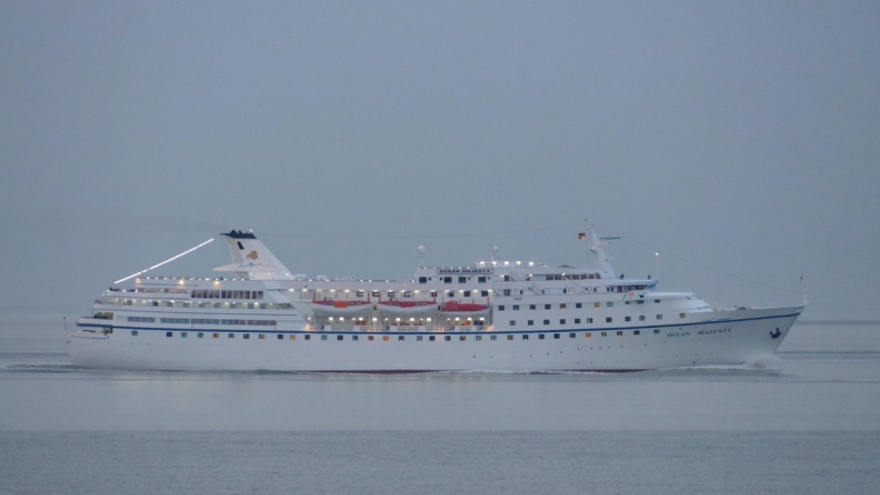 Wycieczkowiec M/V Ocean Majesty odwiedził Gdańsk - GospodarkaMorska.pl