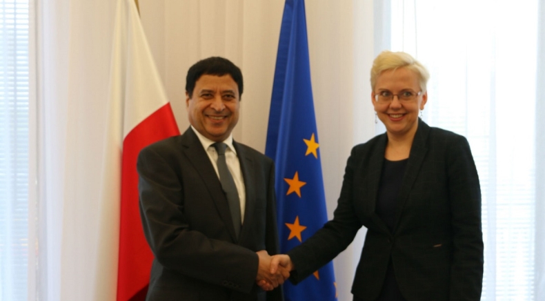 Anna Moskwa spotkała się z ambasadorem Kataru w Polsce - GospodarkaMorska.pl