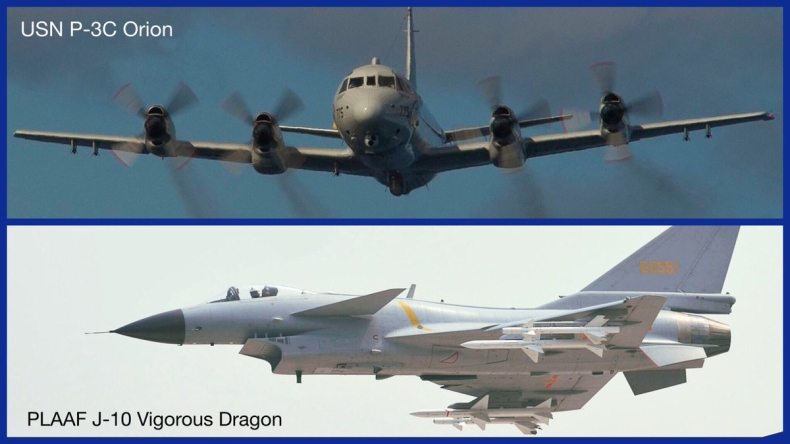 Chińskie myśliwce kolejny raz przechwyciły amerykański samolot - GospodarkaMorska.pl