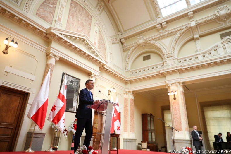 Prezydent: Chciałbym, by zbliżaniu Gruzji do UE towarzyszył też wzrost inwestycji - GospodarkaMorska.pl