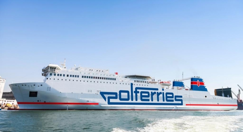 Nowy prom PŻB w nocy wpłynie do Świnoujścia. Mamy zdjęcia - GospodarkaMorska.pl