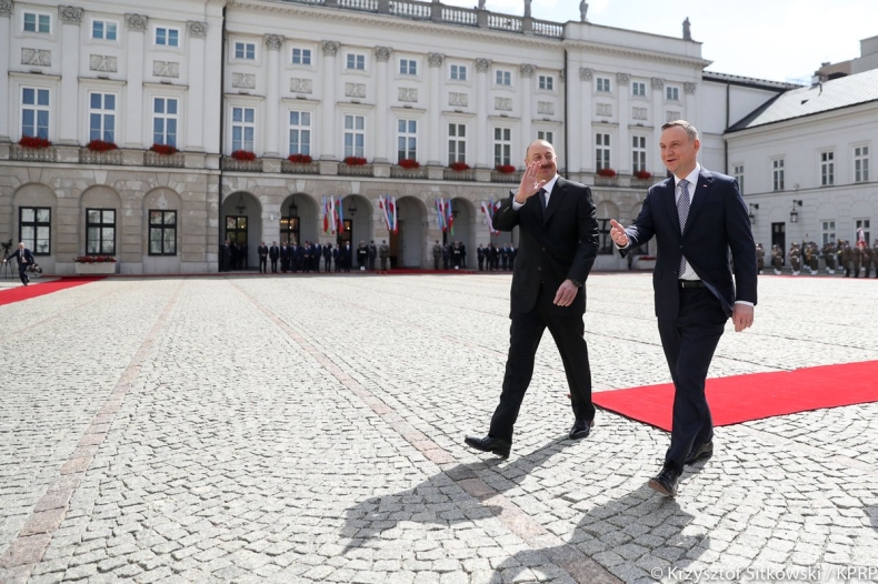 Rozpoczęła się wizyta prezydenta Azerbejdżanu - GospodarkaMorska.pl