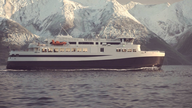 Tak będzie wyglądał prom dla Islandczyków. Buduje go gdyńska stocznia (wizualizacje) - GospodarkaMorska.pl