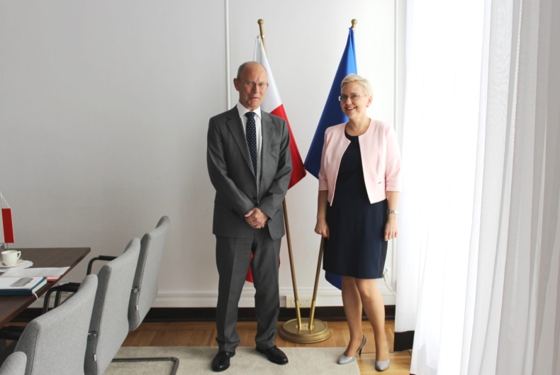 Ambasador Królestwa Danii z wizytą w MGMiŻŚ - GospodarkaMorska.pl