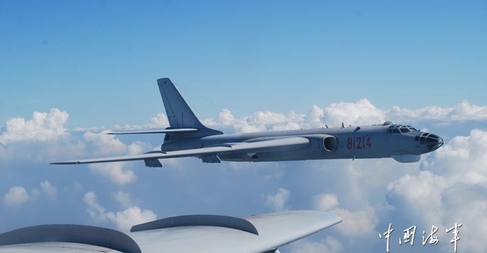 Chiny: Ćwiczenia lotnictwa nad Morzem Południowochińskim i Wschodniochińskim - GospodarkaMorska.pl