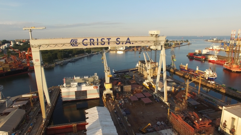 Marco Polo wyruszył na próby morskie. Innowacyjny dok z Gdyni pomoże w rozbudowie Księstwa Monako (foto, wideo) - GospodarkaMorska.pl