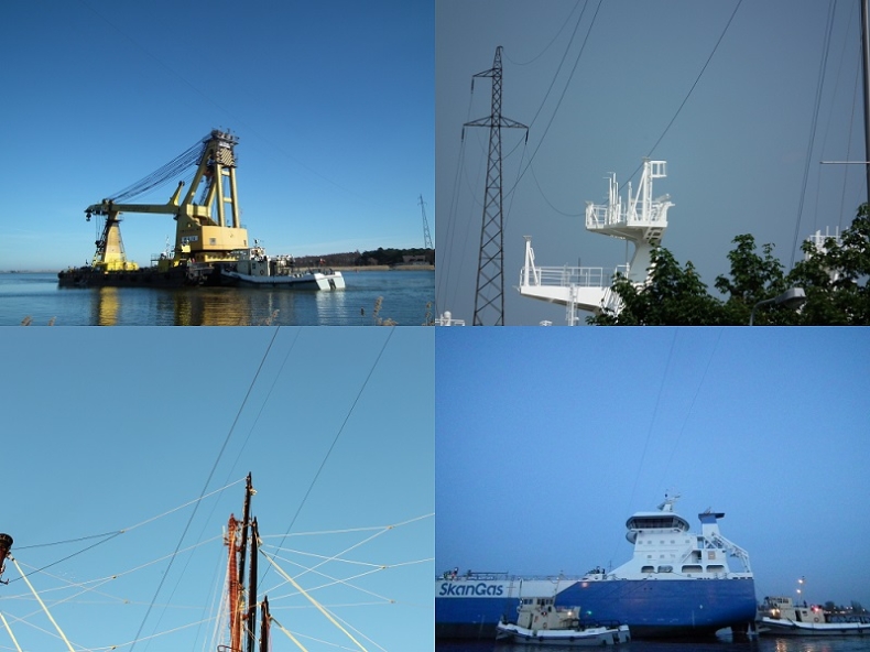 Horror z linią wysokiego napięcia nad Wisłą Śmiałą - GospodarkaMorska.pl