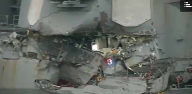 Nie ma śladów wycieku paliwa po kolizji okrętu USA z liberyjskim tankowcem - GospodarkaMorska.pl