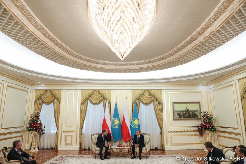 Duda: Pobudzenie współpracy gospodarczej celem mojej wizyty w Kazachstanie - GospodarkaMorska.pl