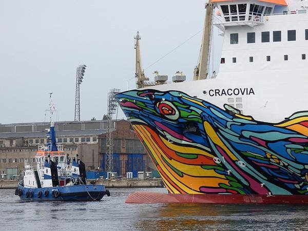 Zakończył się remont nowego promu PŻB. Cracovia za kilka dni wyruszy w pierwszy rejs do Szwecji (wideo) - GospodarkaMorska.pl