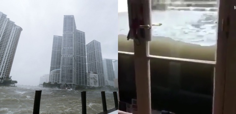 Irma na Florydzie - metr wody na niektórych ulicach Miami (wideo) - GospodarkaMorska.pl