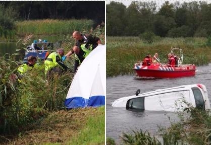 Ciała dwóch Polaków znaleziono w Holandii. Wjechali samochodem do kanału - GospodarkaMorska.pl