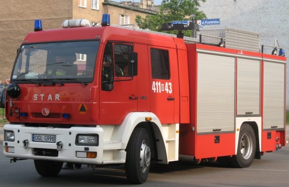 Pożar w Porcie Szczecin - GospodarkaMorska.pl