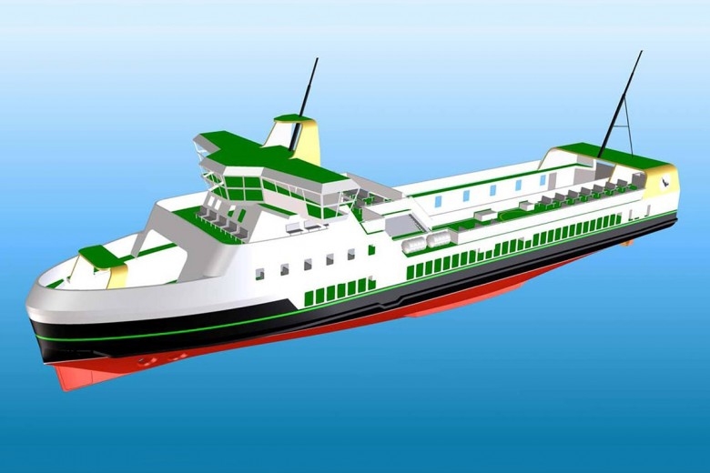 W Szczecinie zwodowano prom dla Duńczyków - GospodarkaMorska.pl