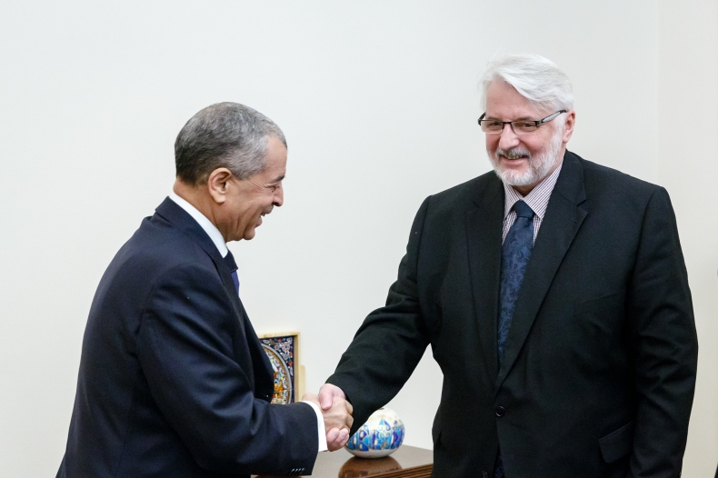 Minister Witold Waszczykowski pożegnał ambasadora Libii w Polsce - GospodarkaMorska.pl