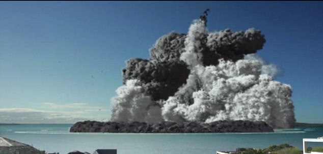 Tak wygląda wybuch podwodnego wulkanu. Totalna zagłada (wideo) - GospodarkaMorska.pl