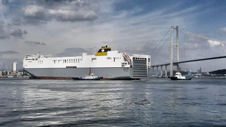 Największy statek ro-ro świata wkrótce wejdzie na regularną trasę - GospodarkaMorska.pl