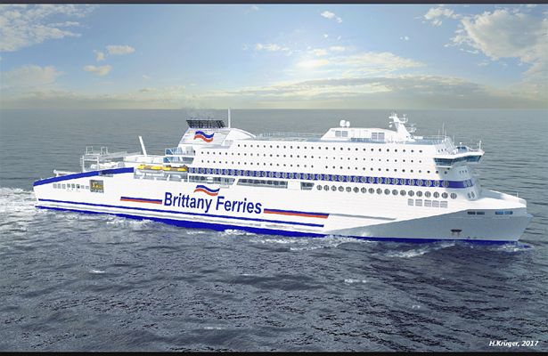 Brittany Ferries opracowało specjalny system dostarczania paliwa dla nowego promu (wideo) - GospodarkaMorska.pl