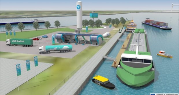 Pierwsza w Europie barka do bunkrowania LNG - GospodarkaMorska.pl