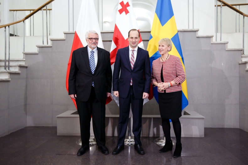 Ministrowie spraw zagranicznych Polski i Szwecji w Gruzji o Partnerstwie Wschodnim - GospodarkaMorska.pl