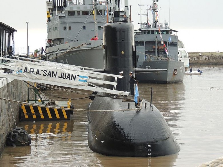 Argentyna: Zaginiony okręt podwodny ARA San Juan sygnalizował awarię - GospodarkaMorska.pl