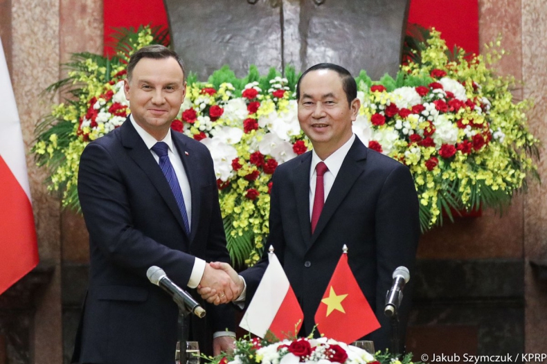 Prezydent Duda: Wietnam jest otwarty na polskie towary i inwestycje - GospodarkaMorska.pl