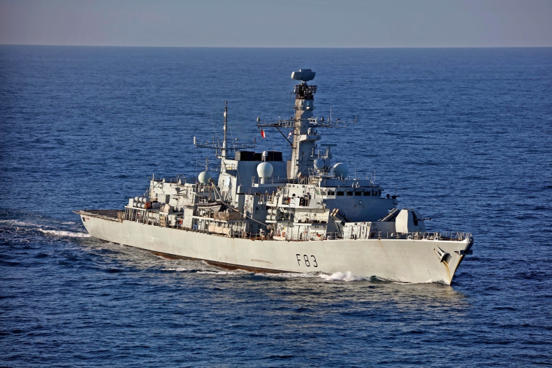 Brytyjski okręt St Albans eskortował rosyjską fregatę Admirał Gorszkow - GospodarkaMorska.pl