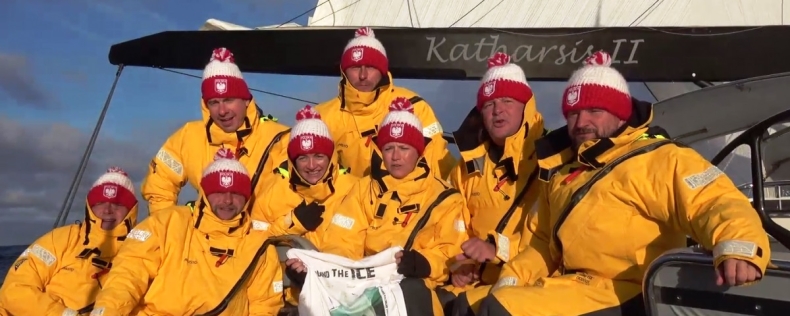 Gotowi na kolejne sztormy. 3 000 mil morskich od startu jachtu Katharsis II - GospodarkaMorska.pl