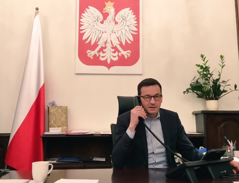Premier Morawiecki rozmawiał z wiceprezydentem USA Mike'em Pence’em - GospodarkaMorska.pl