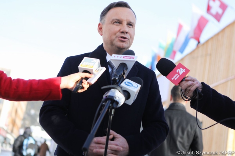 Prezydent: W Davos głosy o świetnej kondycji polskiej gospodarki - GospodarkaMorska.pl