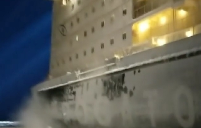 Rosyjski lodołamacz prawie ich zmiażdżył. „Lód pod naszymi stopami zaczął drżeć” (wideo) - GospodarkaMorska.pl