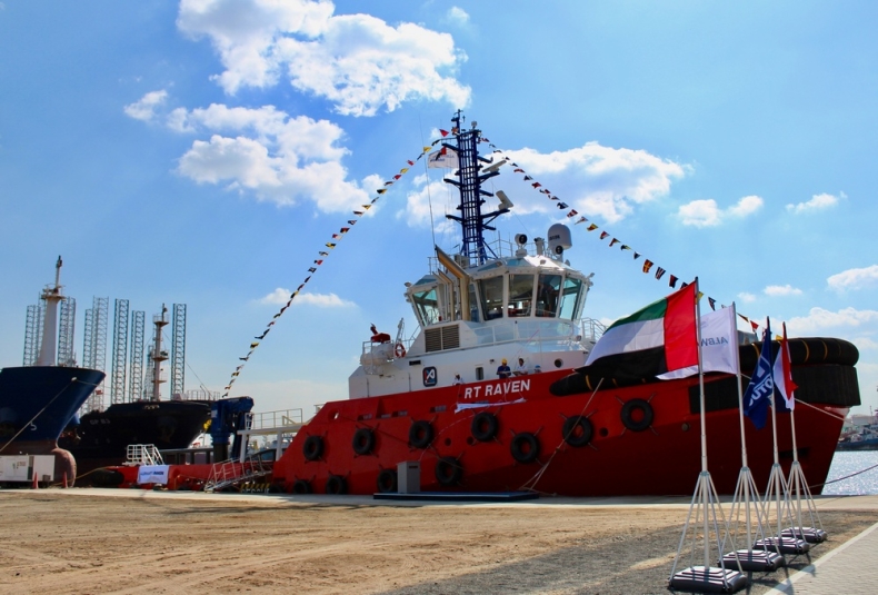 Największy Rotortug na świecie ochrzczony! - GospodarkaMorska.pl