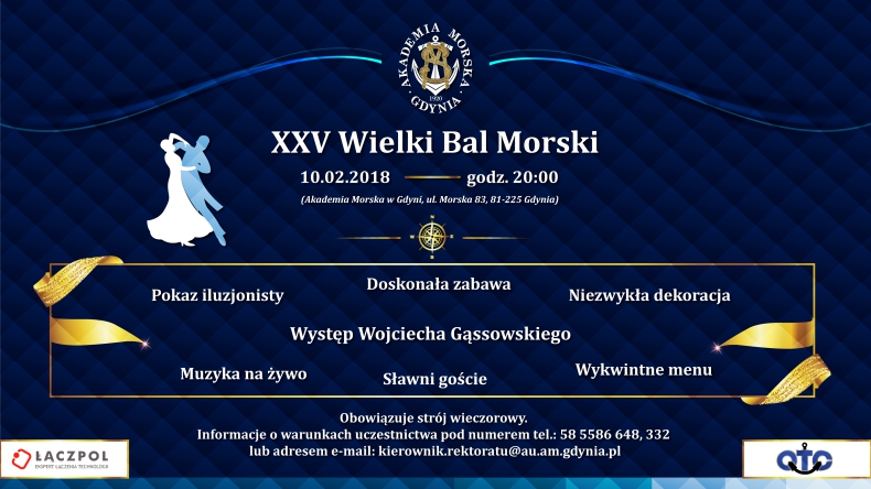 XXV Wielki Bal Morski w Akademii Morskiej w Gdyni - GospodarkaMorska.pl